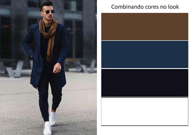 Combinação de cores nas roupas masculinas Guia da Vorax